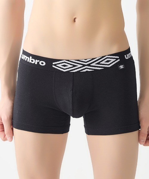 umbro ボクサーパンツ umbro/アンブロ ブランドロゴ 2枚組 綿混