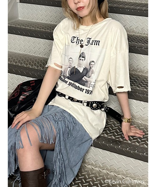 tシャツ 「KevinCummins×jouetie」BIGフォトTシャツ レディース jouetie tシャツ 「KevinCummins×jouetie」BIGフォトTシャツ