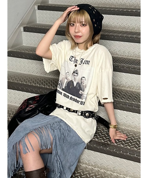 tシャツ 「KevinCummins×jouetie」BIGフォトTシャツ レディース jouetie tシャツ 「KevinCummins×jouetie」BIGフォトTシャツ