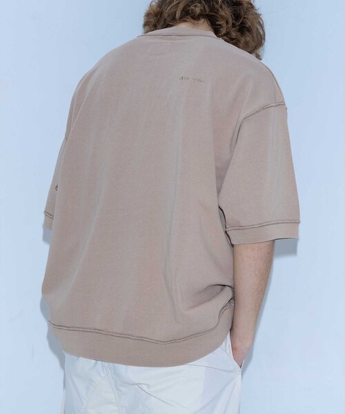 Champion×monkey time ピグメント ジャージー Tシャツ セール】＜Champion × monkey time＞ ピグメント スキッパー