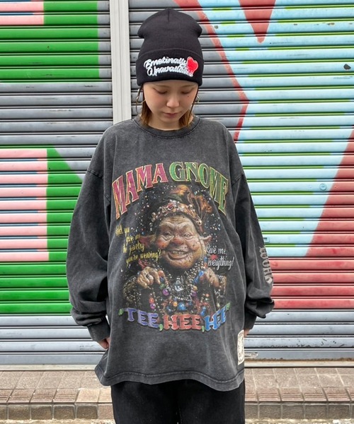EXAMPLE ”WORK OF FICTION” S/S TEEエグザンプル EXAMPLE（エグザンプル） tシャツ ”WORK OF FICTION” MAMA GNOME L/S