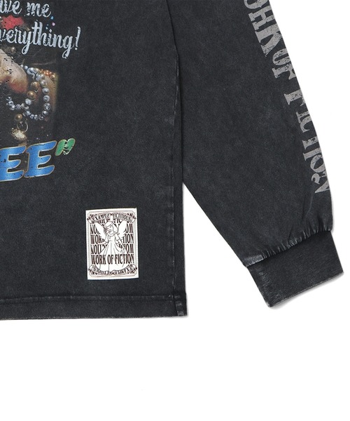 EXAMPLE（エグザンプル） tシャツ ”WORK OF FICTION” MAMA GNOME L/S