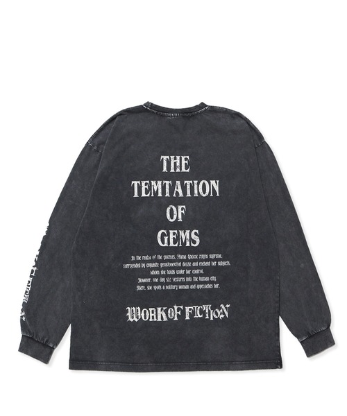 EXAMPLE（エグザンプル） tシャツ ”WORK OF FICTION” MAMA GNOME L/S