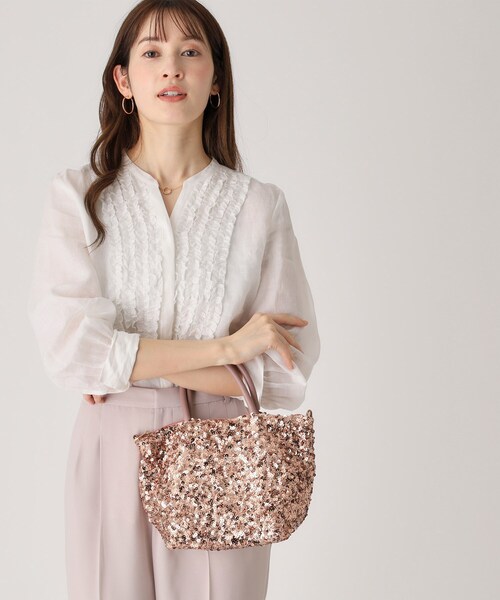 ポルトガルParfois★スパンコール艶やか 大人色パーティーバック COUP DE CHANCE トートバッグ キラキラ輝く大人可愛い