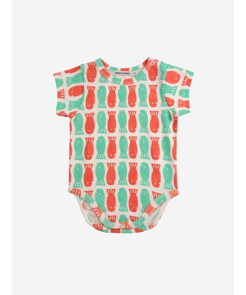 ロンパース・カバーオール Baby Happy Mask body / BOBO CHOSES 24ss BOBO CHOSES | ボボショーズ 2024ss Baby Happy Mask body