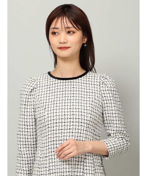 「MISCH MASCH」 7分袖ワンピース M アイボリー レディース_画像6