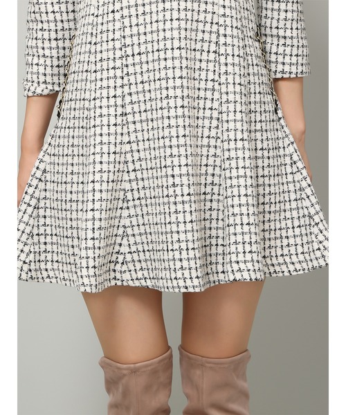 「MISCH MASCH」 7分袖ワンピース M アイボリー レディース_画像7