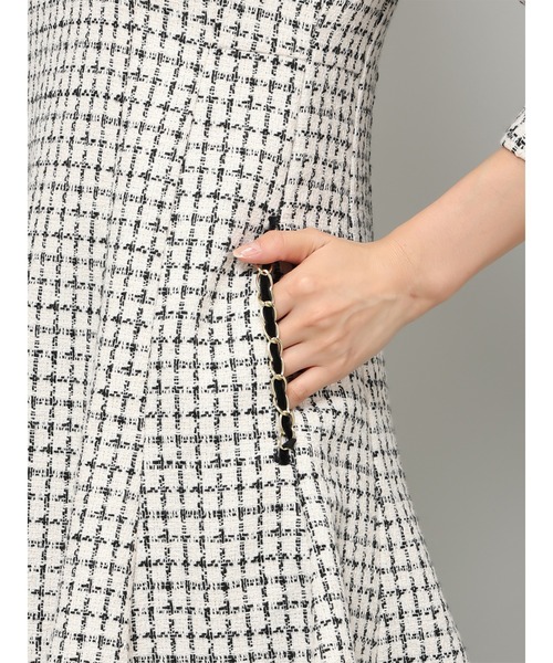 「MISCH MASCH」 7分袖ワンピース M アイボリー レディース_画像8