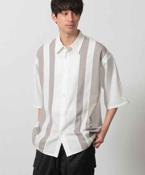 LAKOLE シャツ DRY切替シャツ半袖 / 289651 メンズ : ZOZOTOWN Yahoo