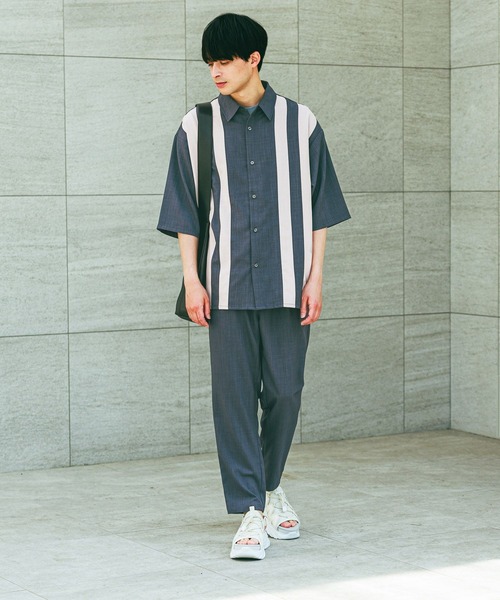 LAKOLE（ラコレ） シャツ 半袖 DRY切替シャツ半袖 / 289651 メンズ