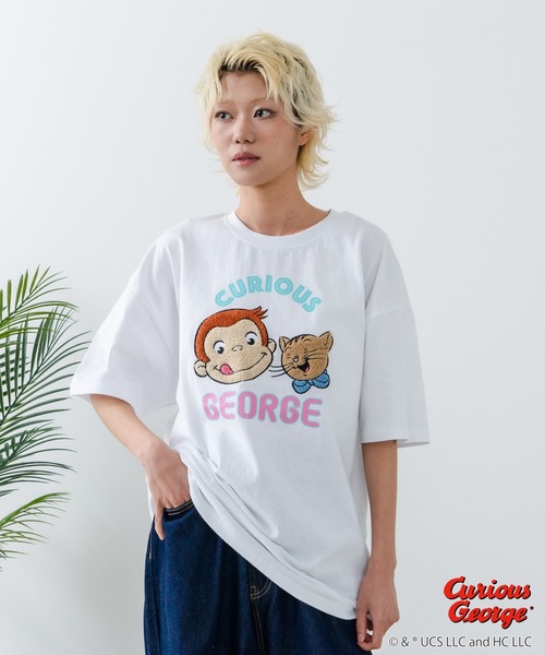 JEANS MATE（ジーンズメイト） tシャツ 「CURIOUS GEORGE/おさるの