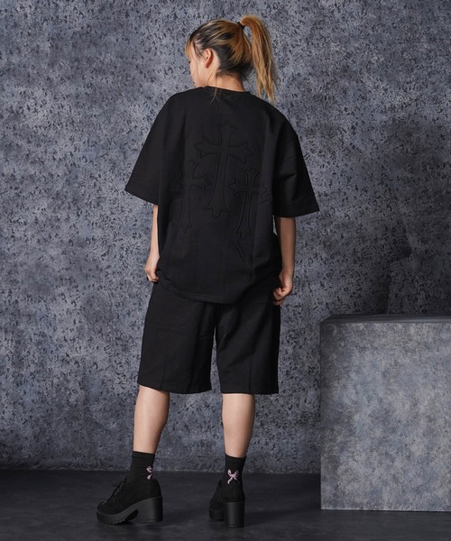 パンツ クロスエンボス スウェットショーツ「セットアップ可能