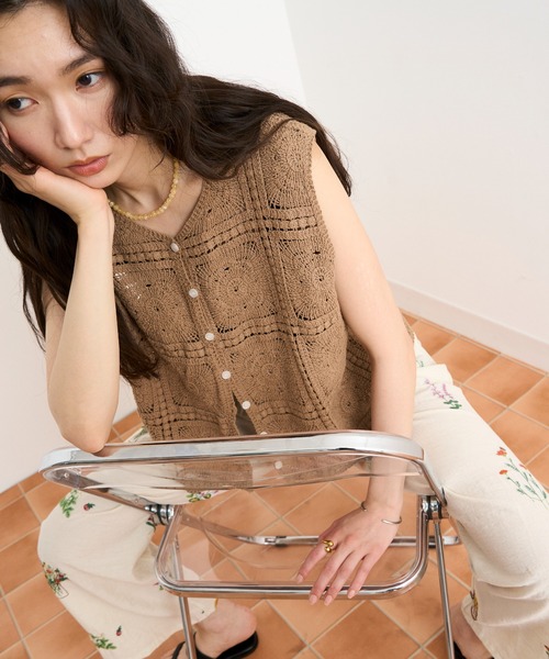 ベスト/ジレ 6ROKU QUILTED VEST 6（ロク）の「＜6(ROKU)＞QUILTED VEST/ベスト（ベスト）」 - WEAR