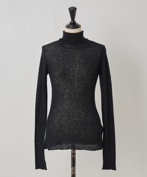 ニット セーター 「MODERN WEAVING」カシミヤタートルネックニット レディース
