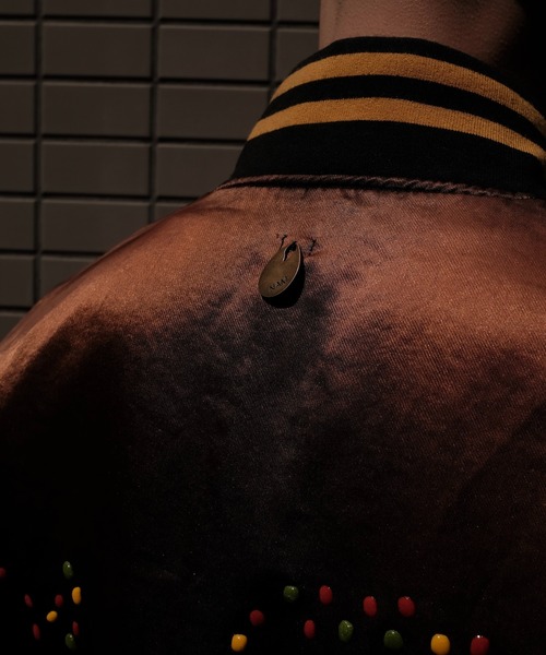 ブルゾン アウター NAM ナム / US NAM GEL STUDS JUMPER メンズ レディースの画像