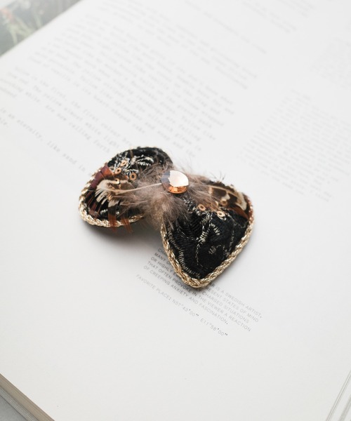 アンティーク バレッタ アール・ヌーヴォー ARCHIVER ヘアクリップ 「76」アンティーク調 ヘアバレッタ : ZOZOTOWN