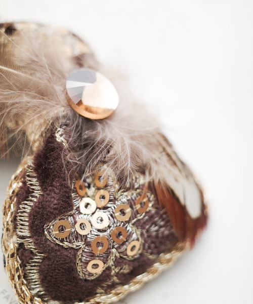 ヴィンテージ、バレッタ ARCHIVER ヘアクリップ 「76」アンティーク調 ヘアバレッタ