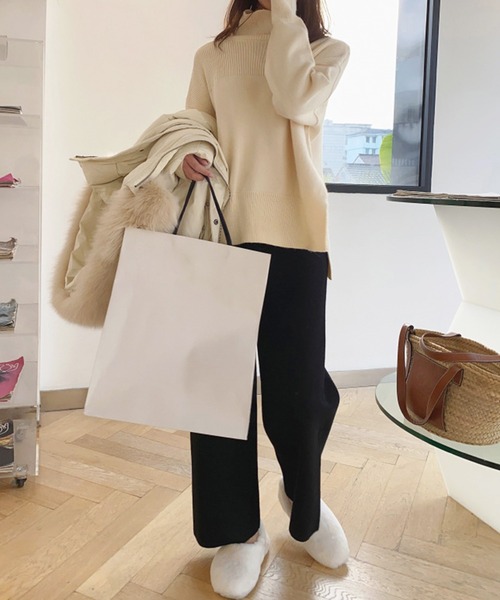 「Amulet」 イージーパンツ FREE グレー レディース_画像3