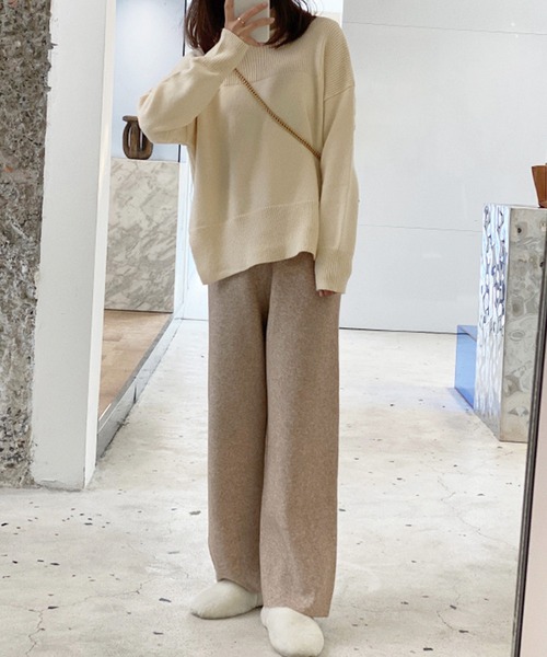 「Amulet」 イージーパンツ FREE グレー レディース_画像4