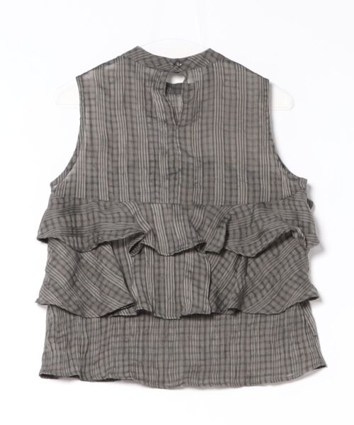 【セール/30%OFF】Audrey and John Wad オードリーアンドジョンワッド ノースリーブフリルチェックブラウス L4122 レディース【SALE】【返品・交換不可】 楽天市場】【セール/30%OFF】Audrey and John Wad オードリー