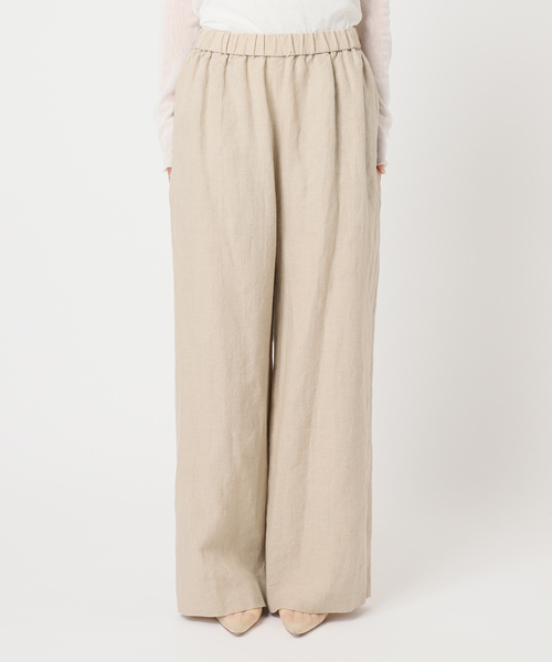 plage パンツ French LINEN EASY レディース : ZOZOTOWN Yahoo