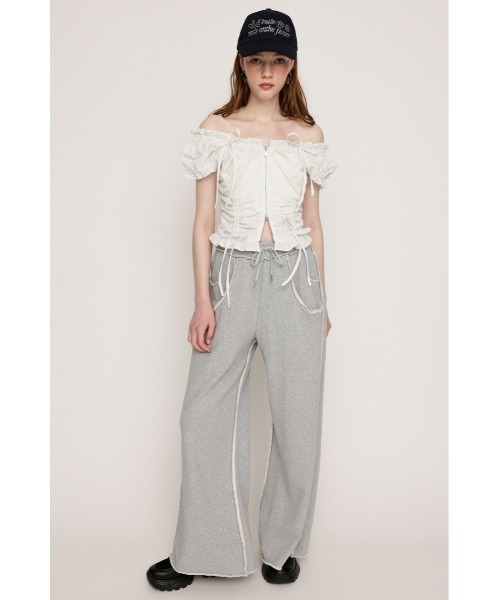 SLY ブラウス シャツ FRONTZIP 2WAY TOPS フロントジップ 2