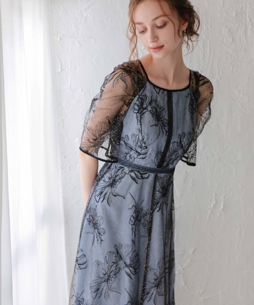 Dorry Doll（ドリードール） ドレス ドロイングフラワードレス