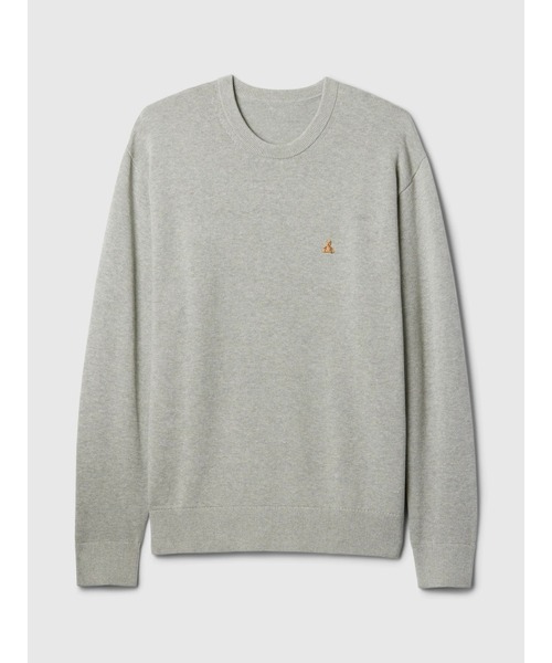 「GAP」 長袖ニット S グレー メンズ