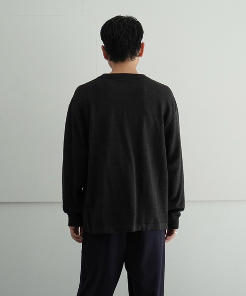 crepuscule（クレプスキュール） 長袖ニット 1 グレー メンズ