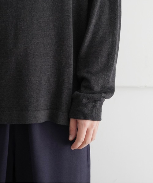 crepuscule（クレプスキュール） 長袖ニット 1 グレー メンズ