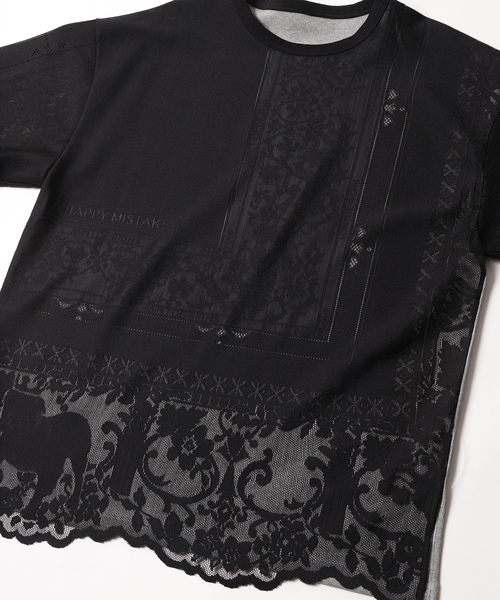 「mintdesigns」 半袖カットソー 2 ブラック レディース mintdesigns 「mintdesigns」 半袖カットソー 2 ブラック