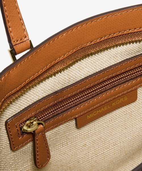 【ほぼ未使用】MICHAEL KORS ボディバッグ メンズ レザー ブラウン 公式アウトレット】バッグ・カバン(鞄) | メンズ | マイケル・コース