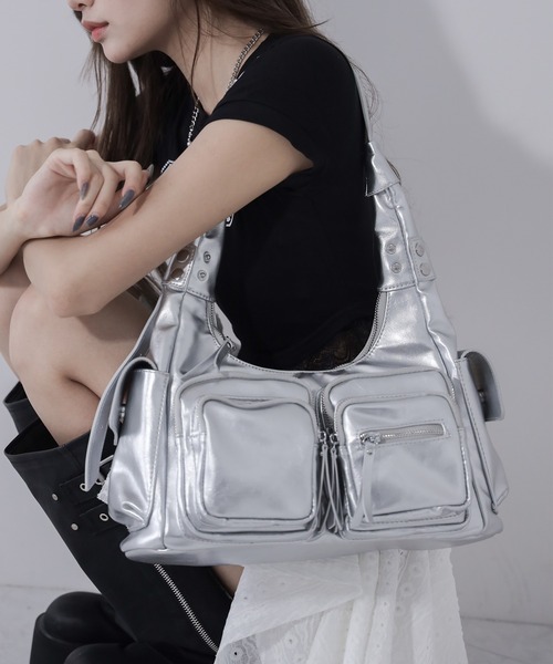 vintage ユーロ バッグ ショルダーバッグ me+em select（ミームセレクト） ショルダーバッグ バッグ 「 2color