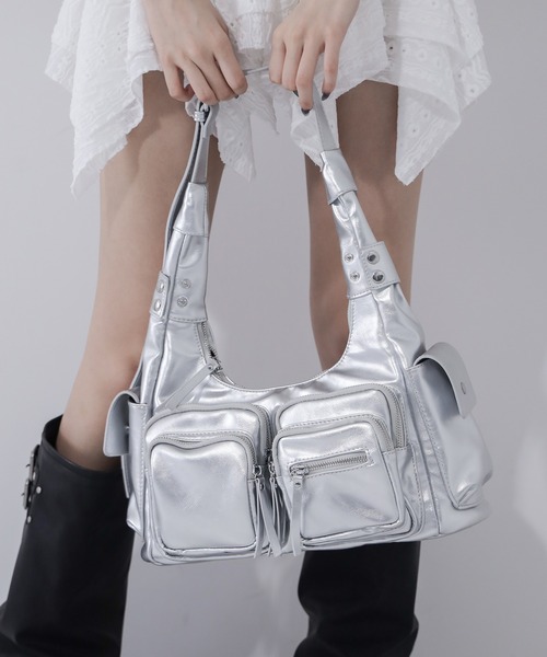 me+em select（ミームセレクト） ショルダーバッグ バッグ 「 2color