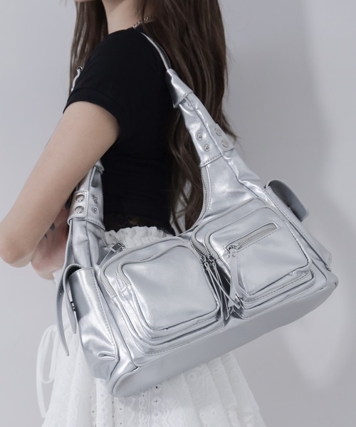 me+em select（ミームセレクト） ショルダーバッグ バッグ 「 2color