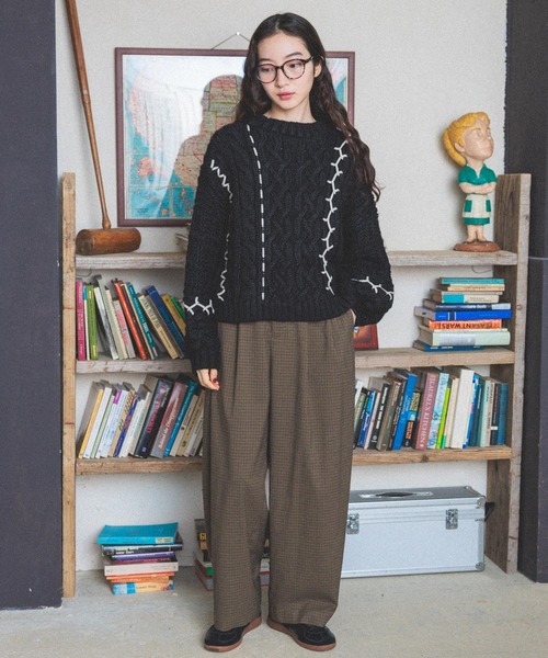 「niko and...」 長袖ニット MEDIUM グレー レディース_画像8
