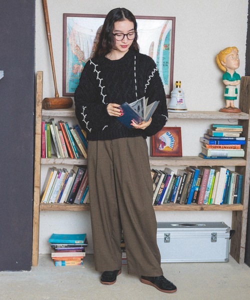 「niko and...」 長袖ニット MEDIUM グレー レディース_画像9