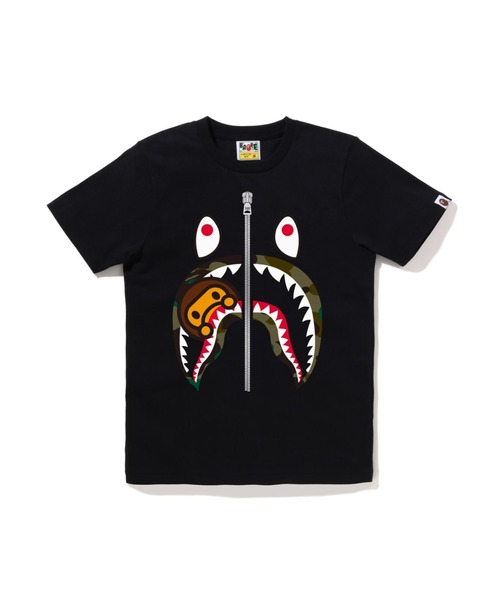 A BATHING APE（アベイシングエイプ） tシャツ 1ST CAMO MILO SHARK