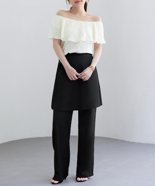 DAY CLOSET ブラウス シャツ レディース 3WAYオフショル風