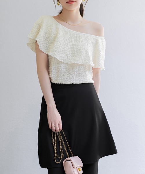 DAY CLOSET ブラウス シャツ レディース 3WAYオフショル風