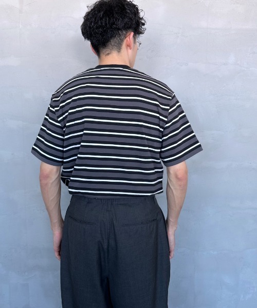 DANTON ブラック　半袖シャツ DANTON | コットン 半袖ワークシャツ SOLID MEN（シャツ