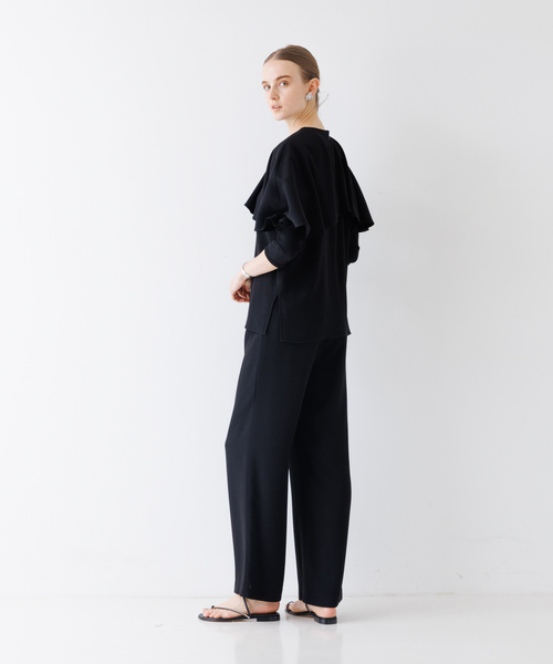 DESIGNWORKS ブラウス シャツ ケープブラウス レディース
