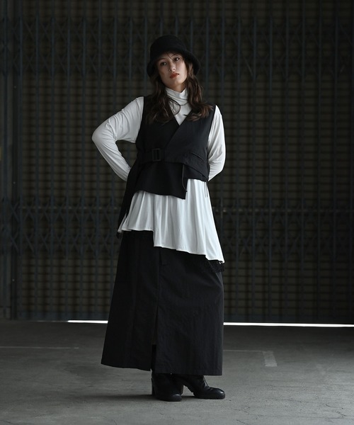 新品❤️半額以下❣️異素材ベスト funda mine ベスト ジレ 異素材ベスト レディース : ZOZOTOWN Yahoo!店