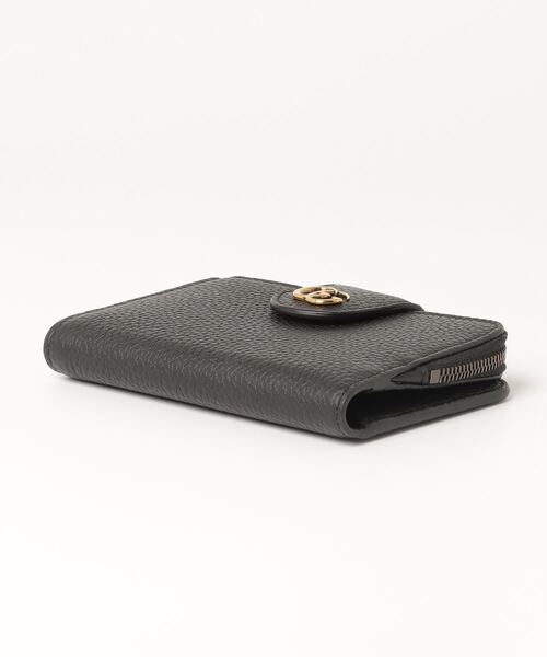 美品　GUCCI ブラック レザー 二つ折り財布　バンブー　112523 ✨美品✨GUCCI 二つ折り財布 レザー バンブー 黒 - メルカリ