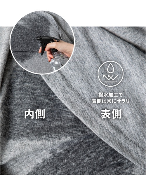 tシャツ 「汗ジミ防止＆UVカット」さらっと1枚で決まる！大人の品と機能が光るVネックTシャツ！フレンチスリーブで華奢見えを叶えながら、快適な着心地と | MILLION CARATS | 17