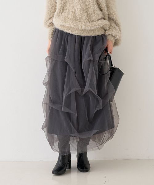 ROUGE VIF Sophie スカート 「一部店舗限定」チュールフォルムスカート