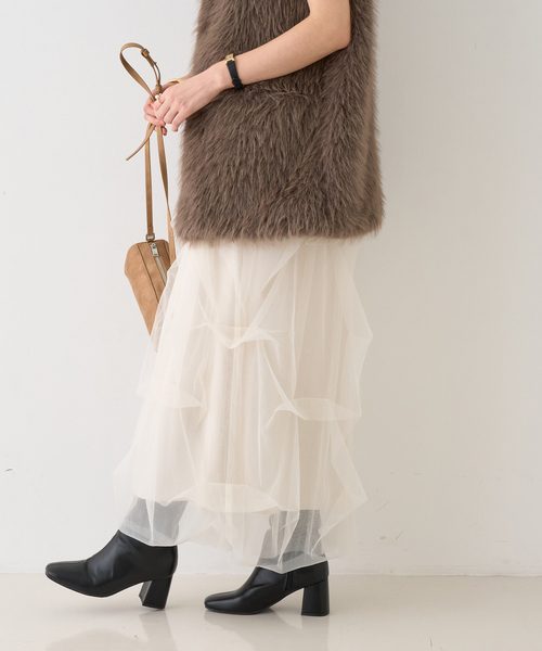 ROUGE VIF Sophie スカート 「一部店舗限定」チュールフォルムスカート