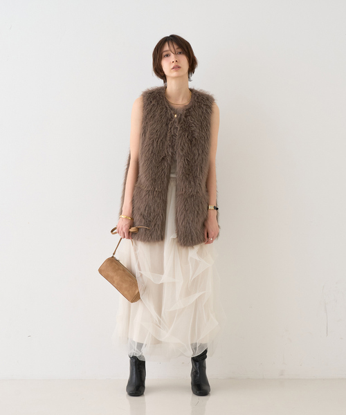 ROUGE VIF Sophie スカート 「一部店舗限定」チュールフォルムスカート