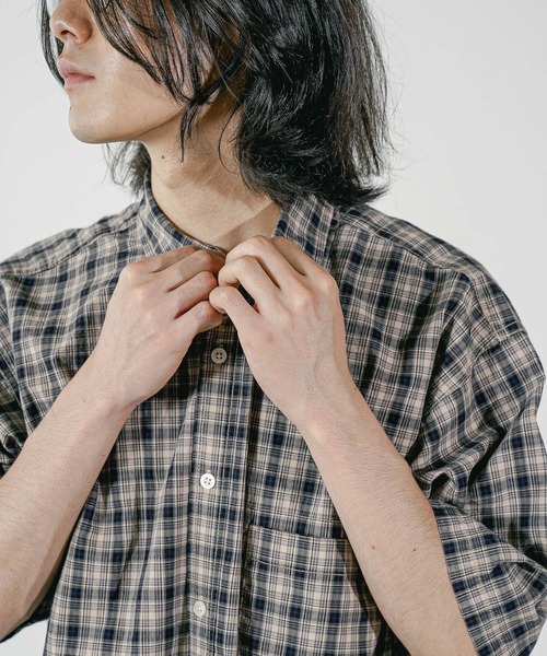 BAYFLOW（ベイフロー） シャツ 半袖 「トレンド柄」 アソートチェック