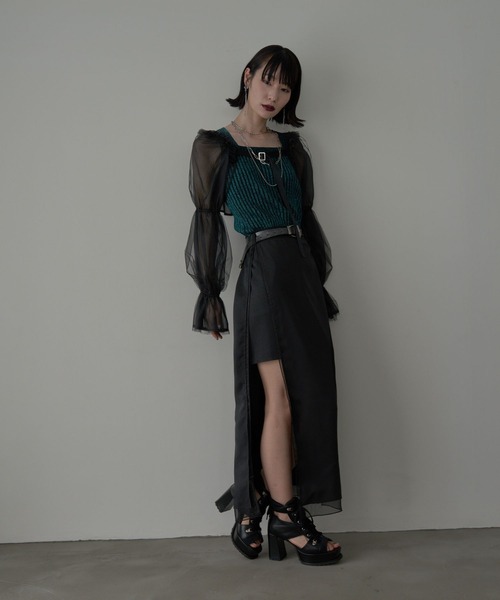 HARE スカート 「NARROW STYLE/WEB・一部店舗限定」シアー